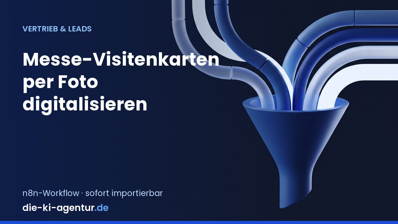 Messe-Visitenkarten per Foto digitalisieren