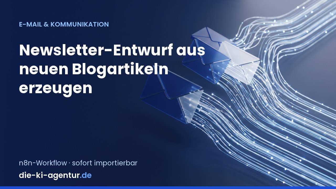 Newsletter-Entwurf aus Blogartikeln erzeugen