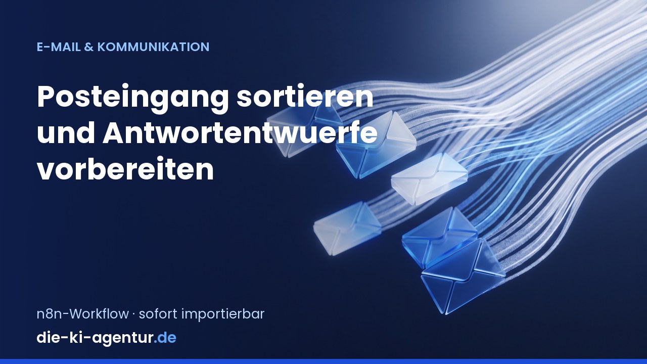 Posteingang sortieren, Entwürfe vorbereiten
