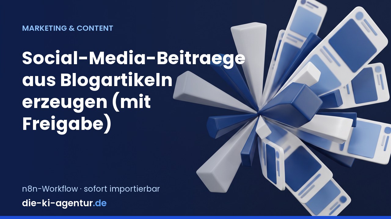 Social-Media-Beiträge aus Blogartikeln